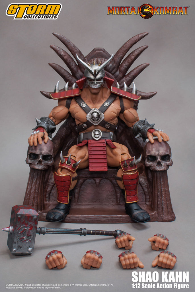Storm Toys Mortal Kombat Shao Kahn Action Figure Model Pre-order Throne 1/12