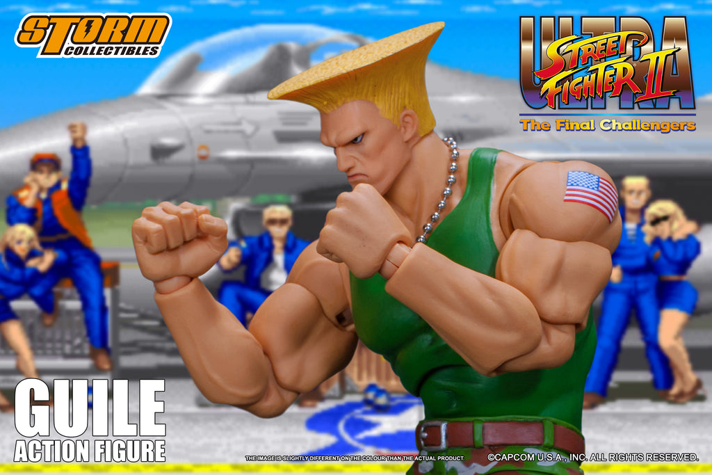 Street Fighter Guile Final Challenger Action Figure 1/12 Storm Toys  Official